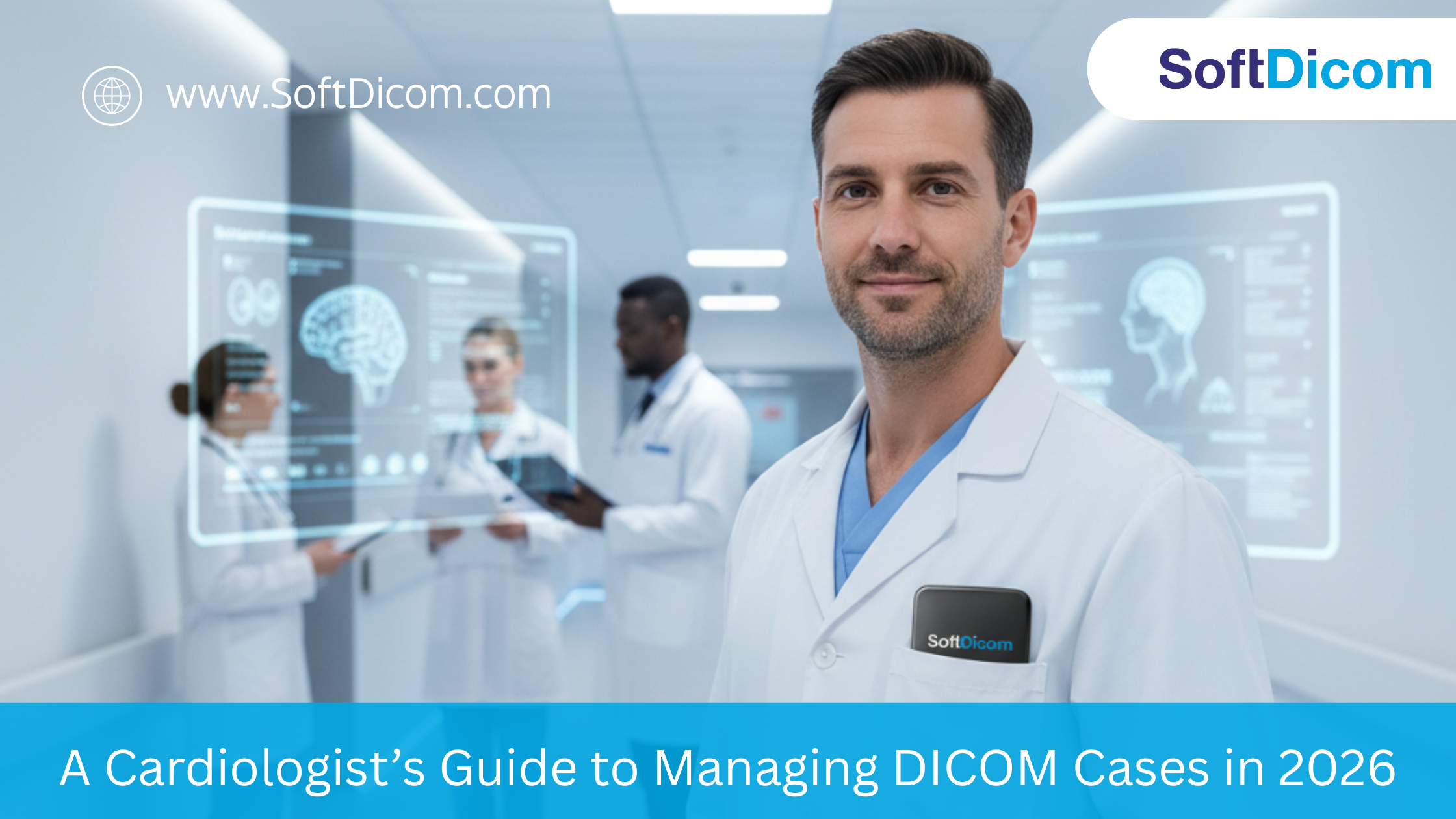 SoftDicom personal portable DICOM viewer plug and play device for cardiologists