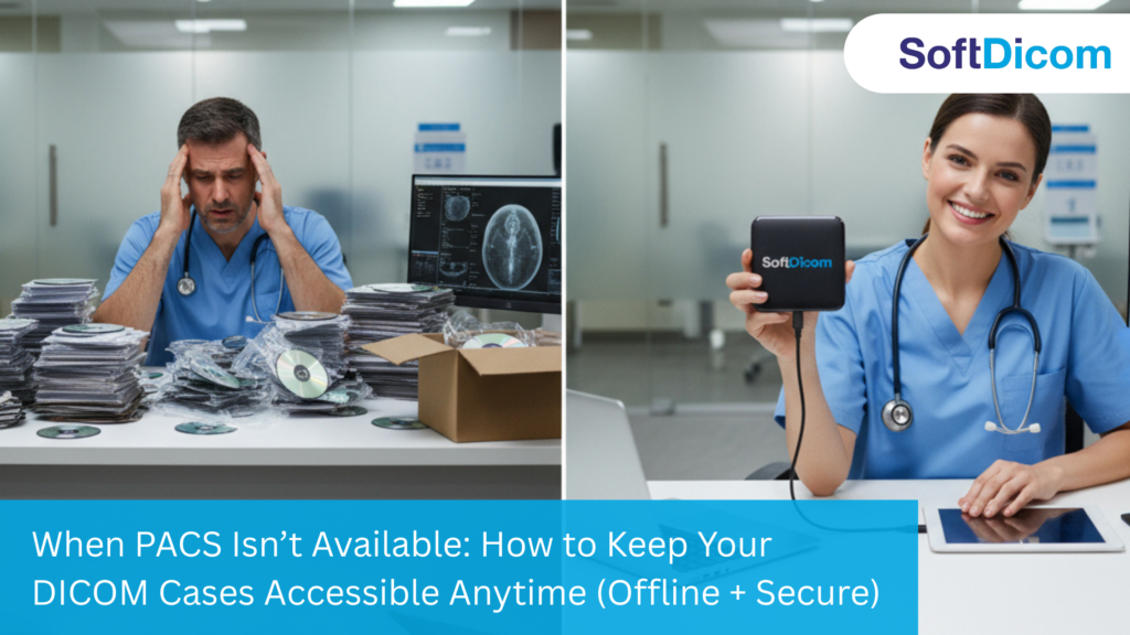 Clinician unable to access an old DICOM case due to PACS limitations